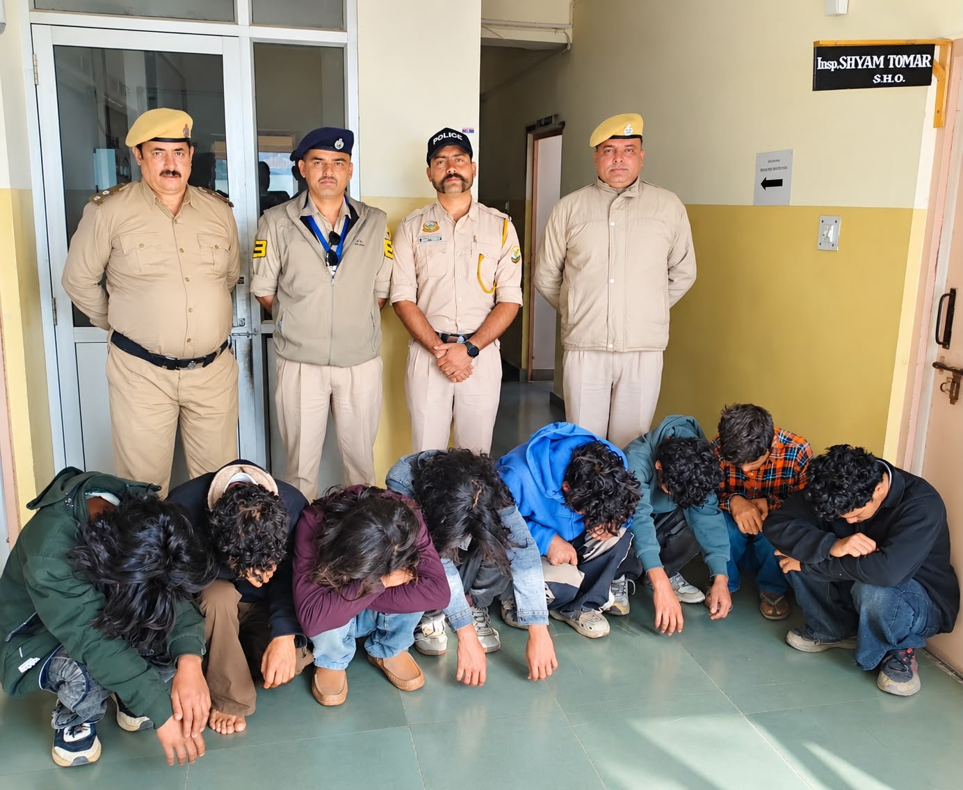 ठियोग मारपीट मामले में पुलिस ने दबोचे 8 युवक....